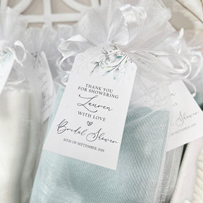 30 Ivory, Sage & Nude Organza Bag Pashmina Bundle - Wedding Favors, Bridal Shower, Bridesmaid Gift