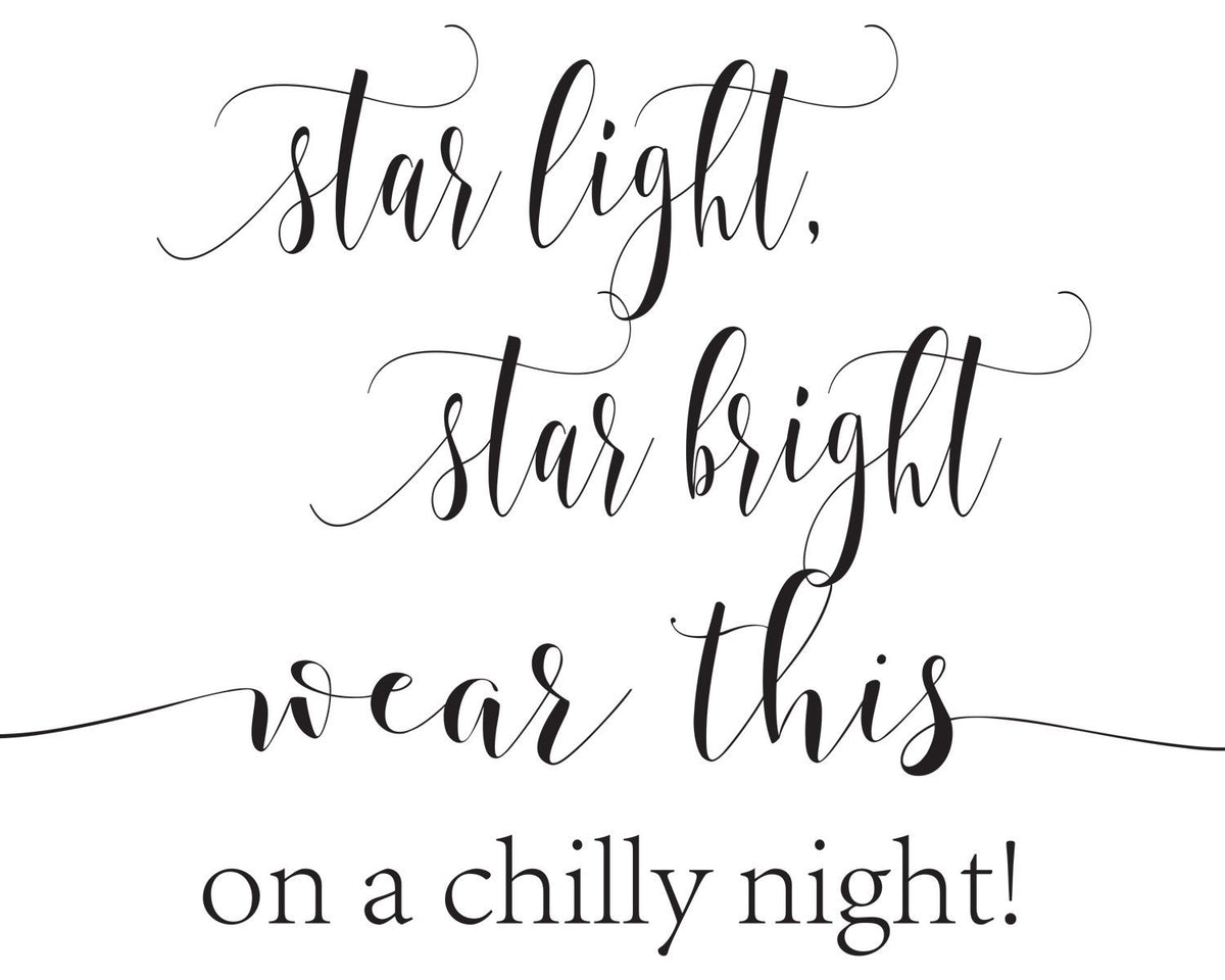 Star Light, Star Bright Sign 10