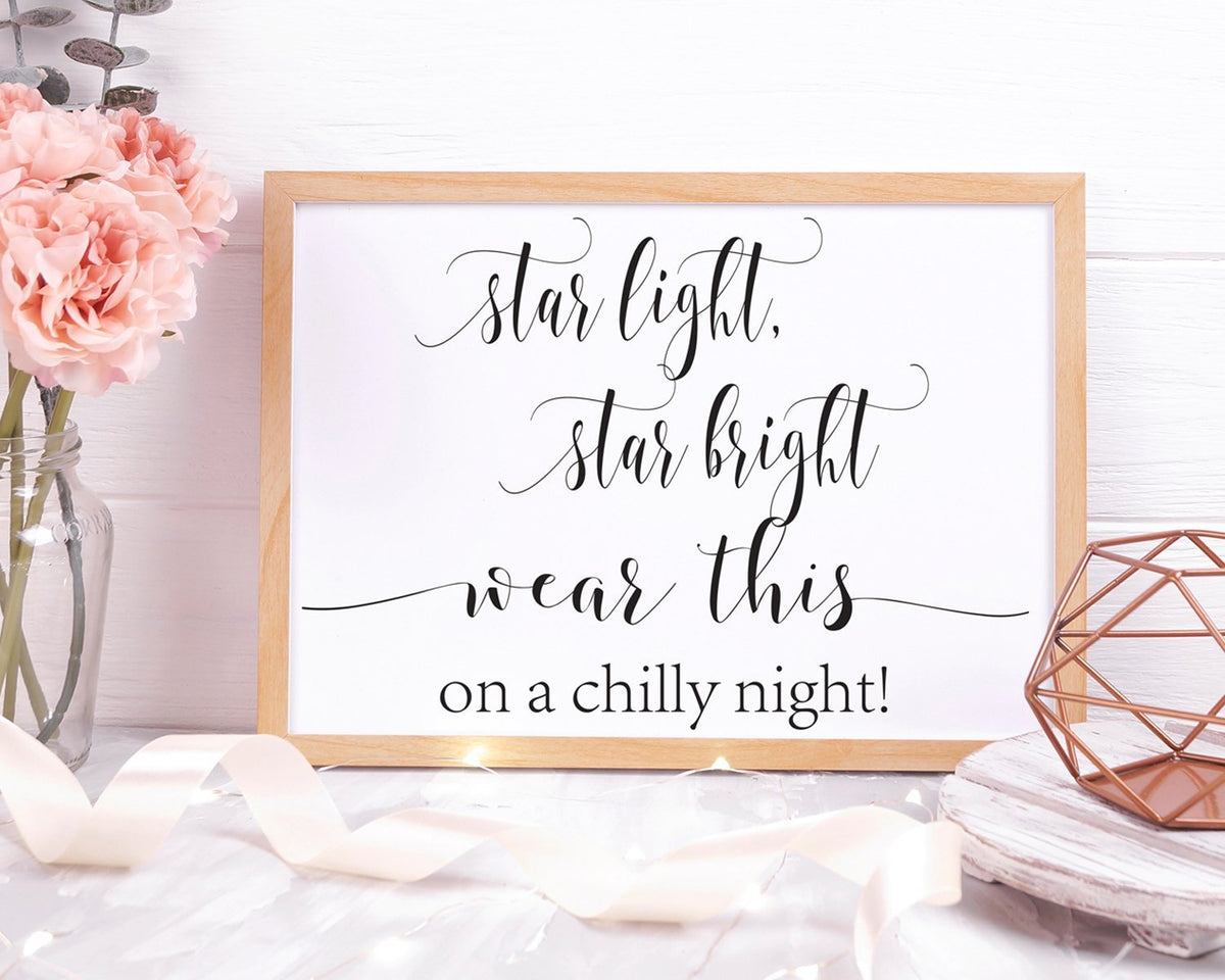 Star Light, Star Bright Sign 10