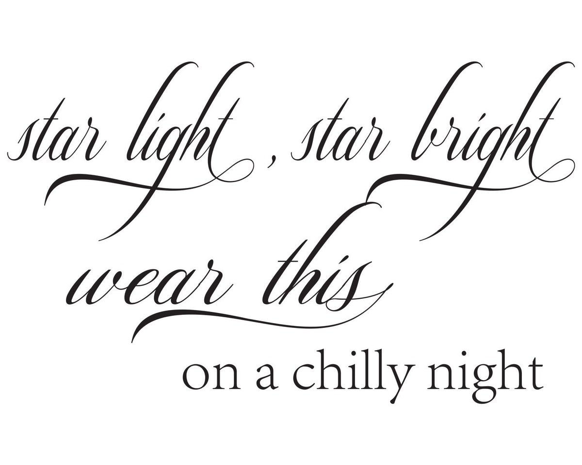 Star Light, Star Bright Sign 4