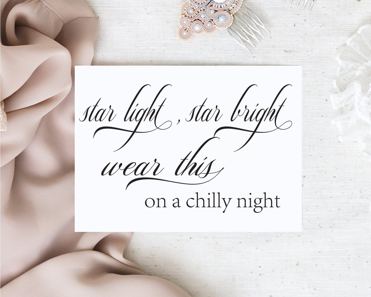 Star Light, Star Bright Sign 4