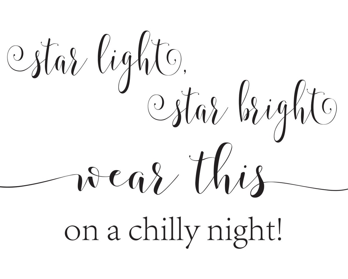 Star Light, Star Bright Sign 5