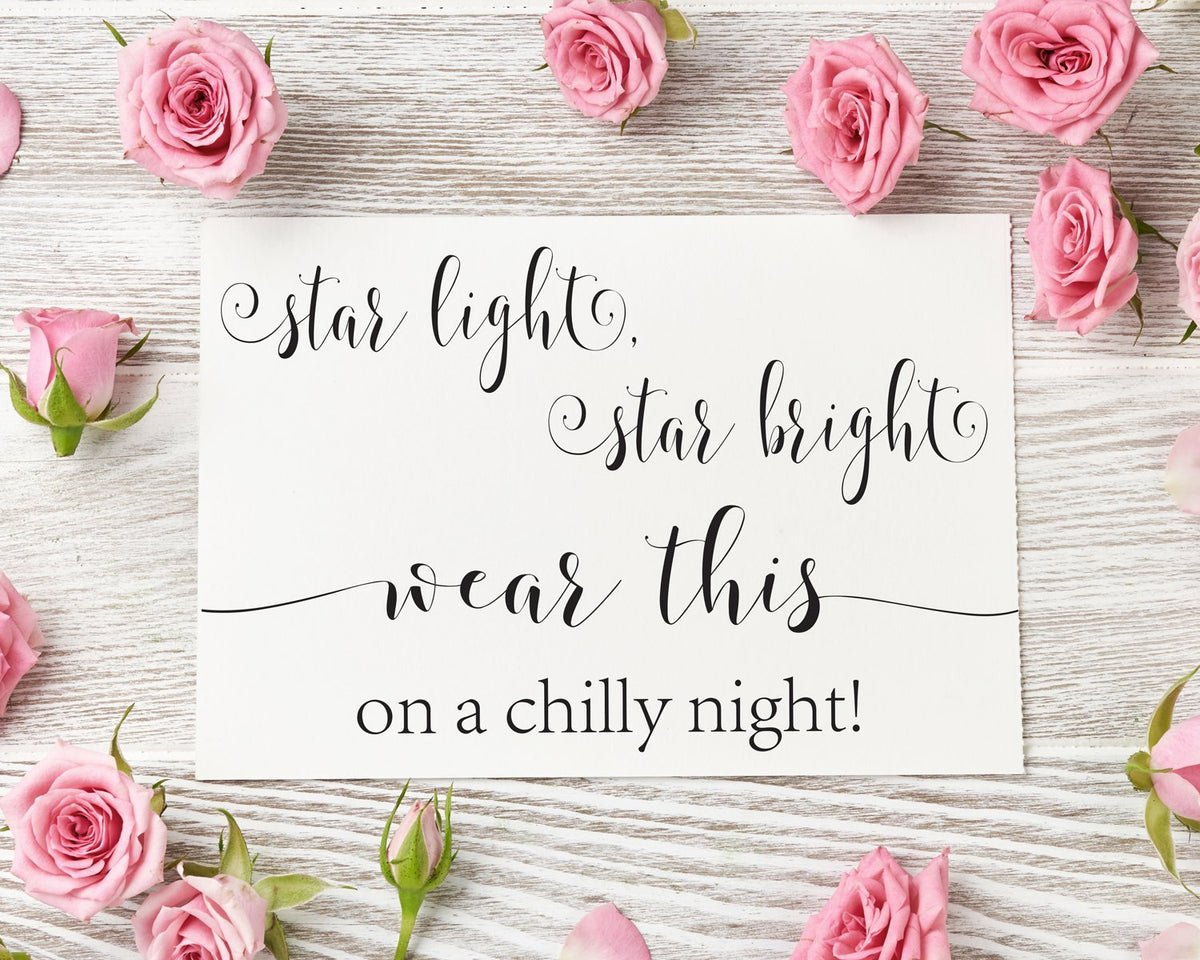 Star Light, Star Bright Sign 5