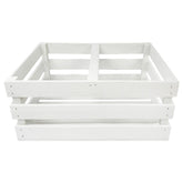Rustic White Handle Crate