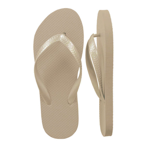 Classic Gold Flip Flops in Bulk, 20 Pairs