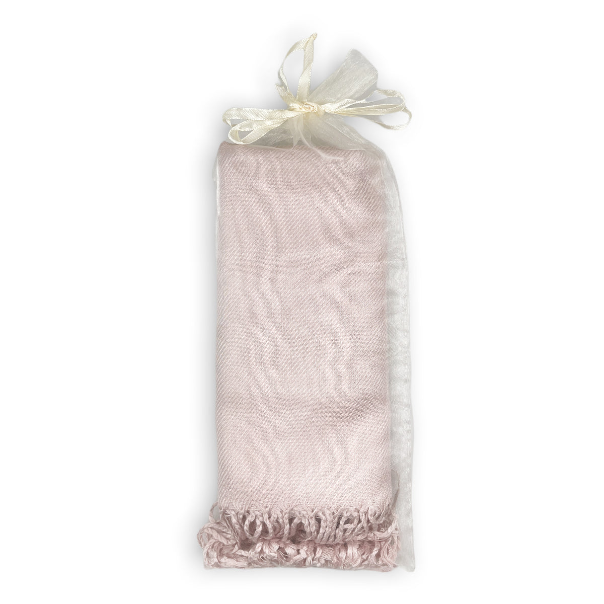 Ivory Pashmina Organza Bag
