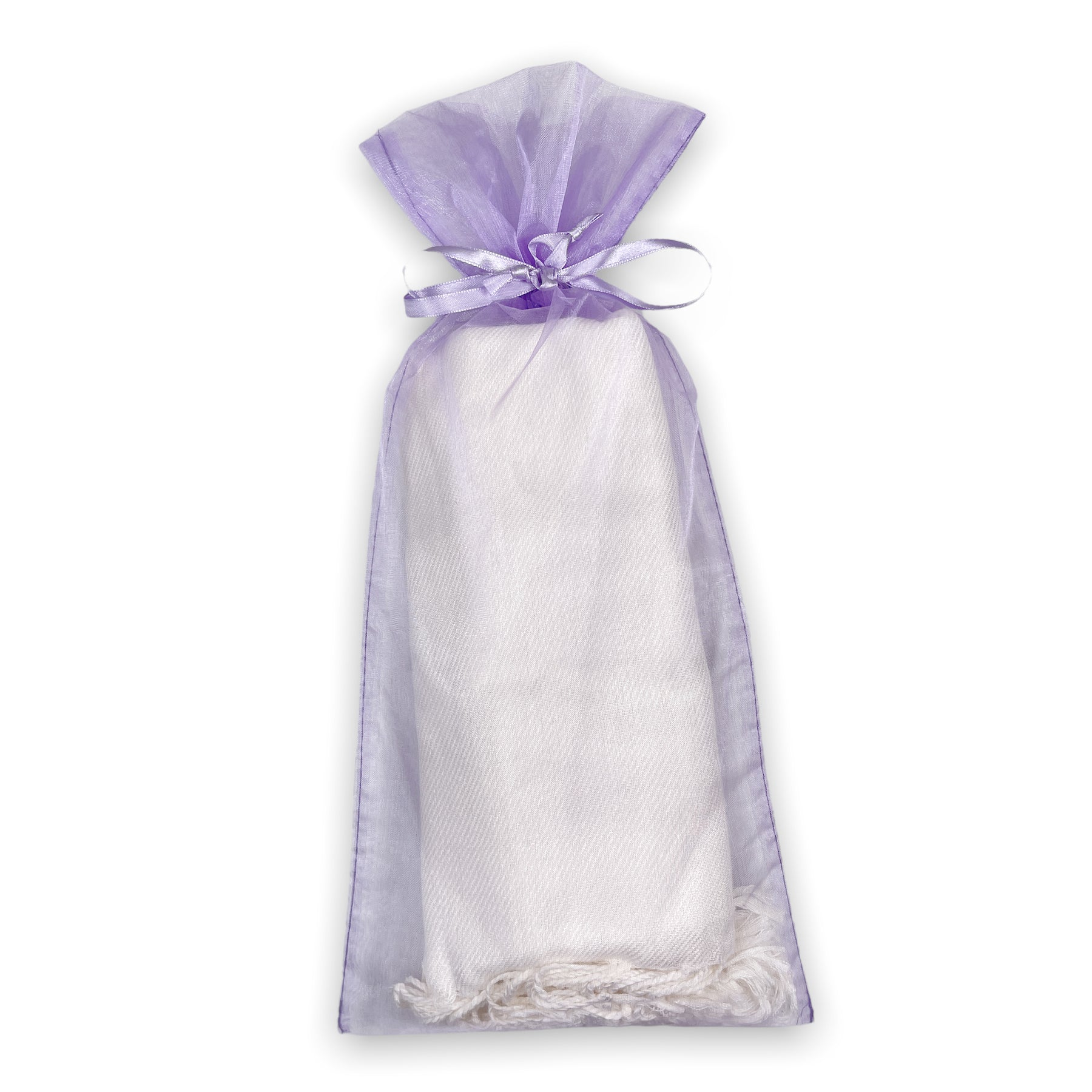 Lilac Pashmina Organza Bag