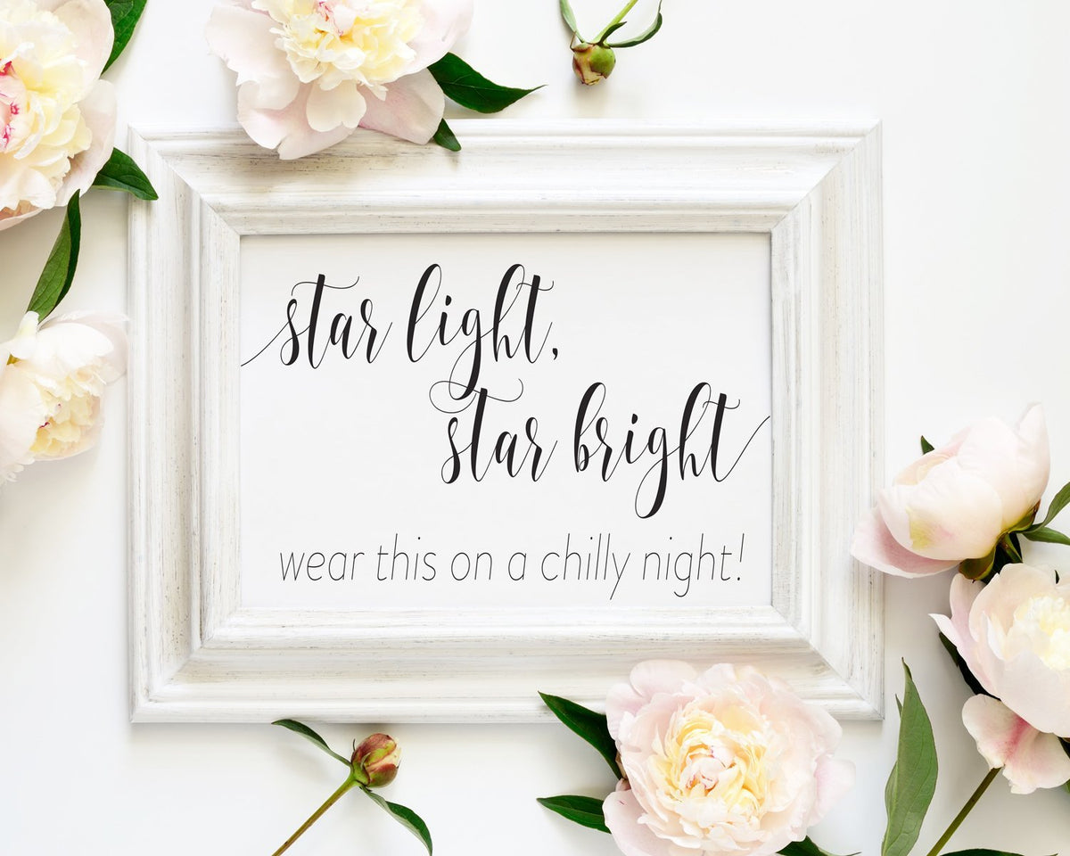 Star Light, Star Bright Sign 1