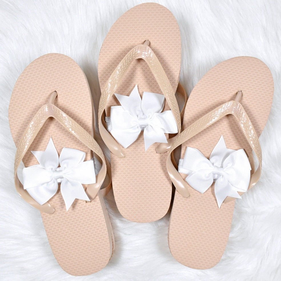 Flip Flop Favor Bows