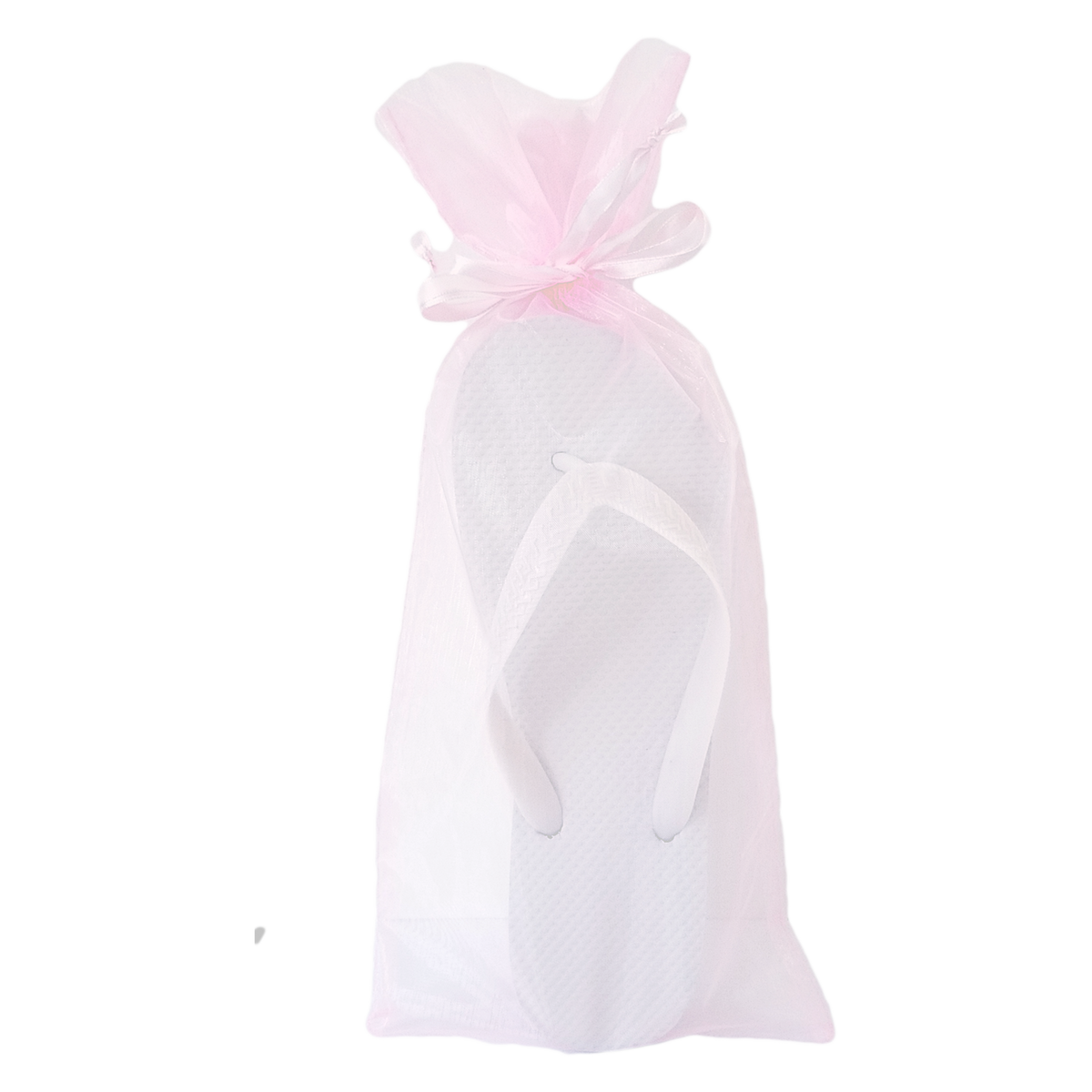 Light Pink Flip Flop Organza Bag