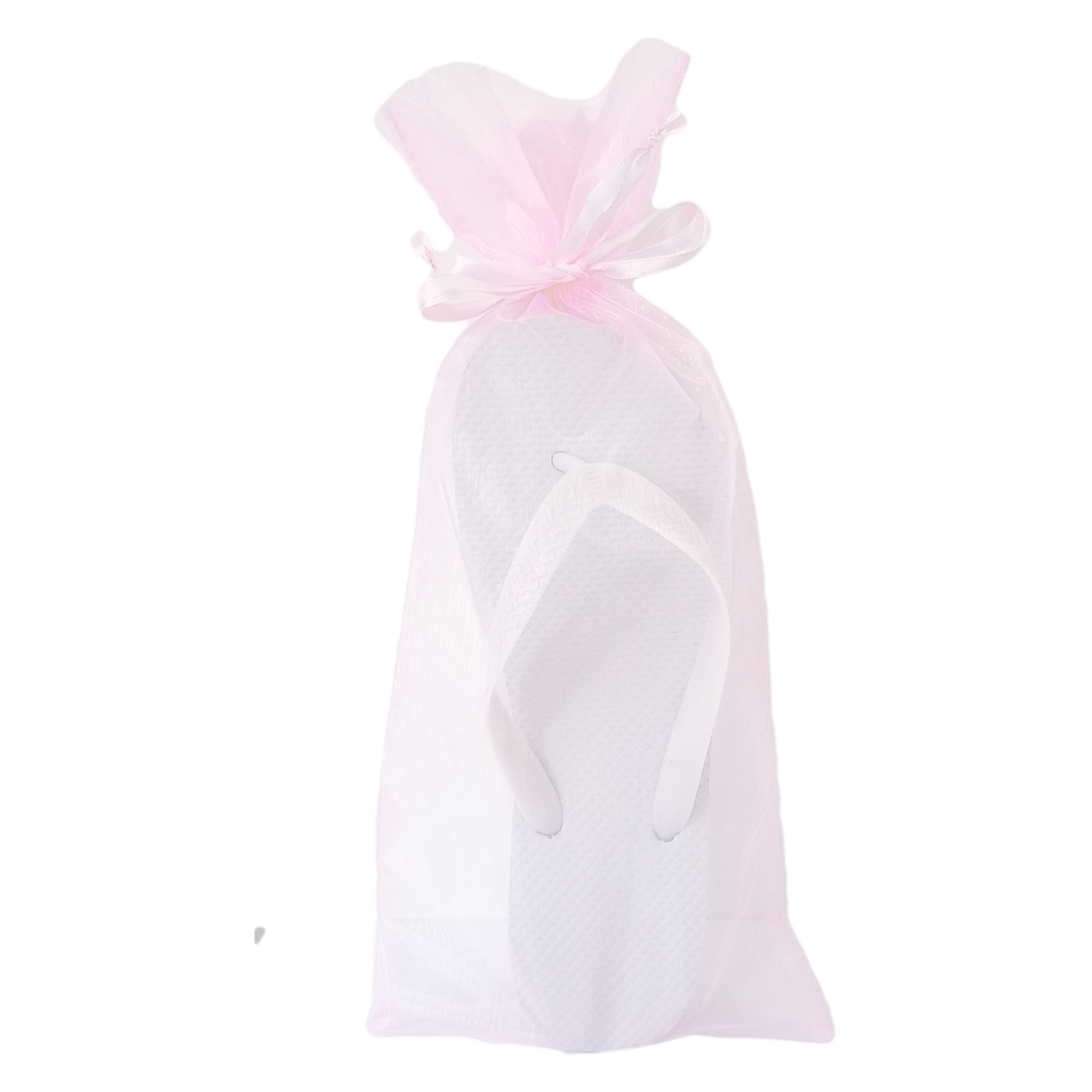 Light Pink Flip Flop Organza Bag