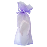 Lilac Flip Flop Organza Bag