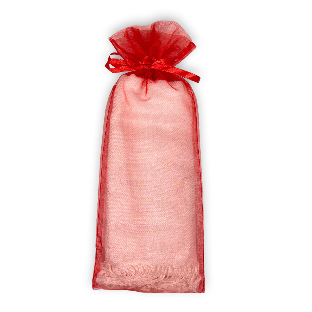 Red Pashmina Organza Bag