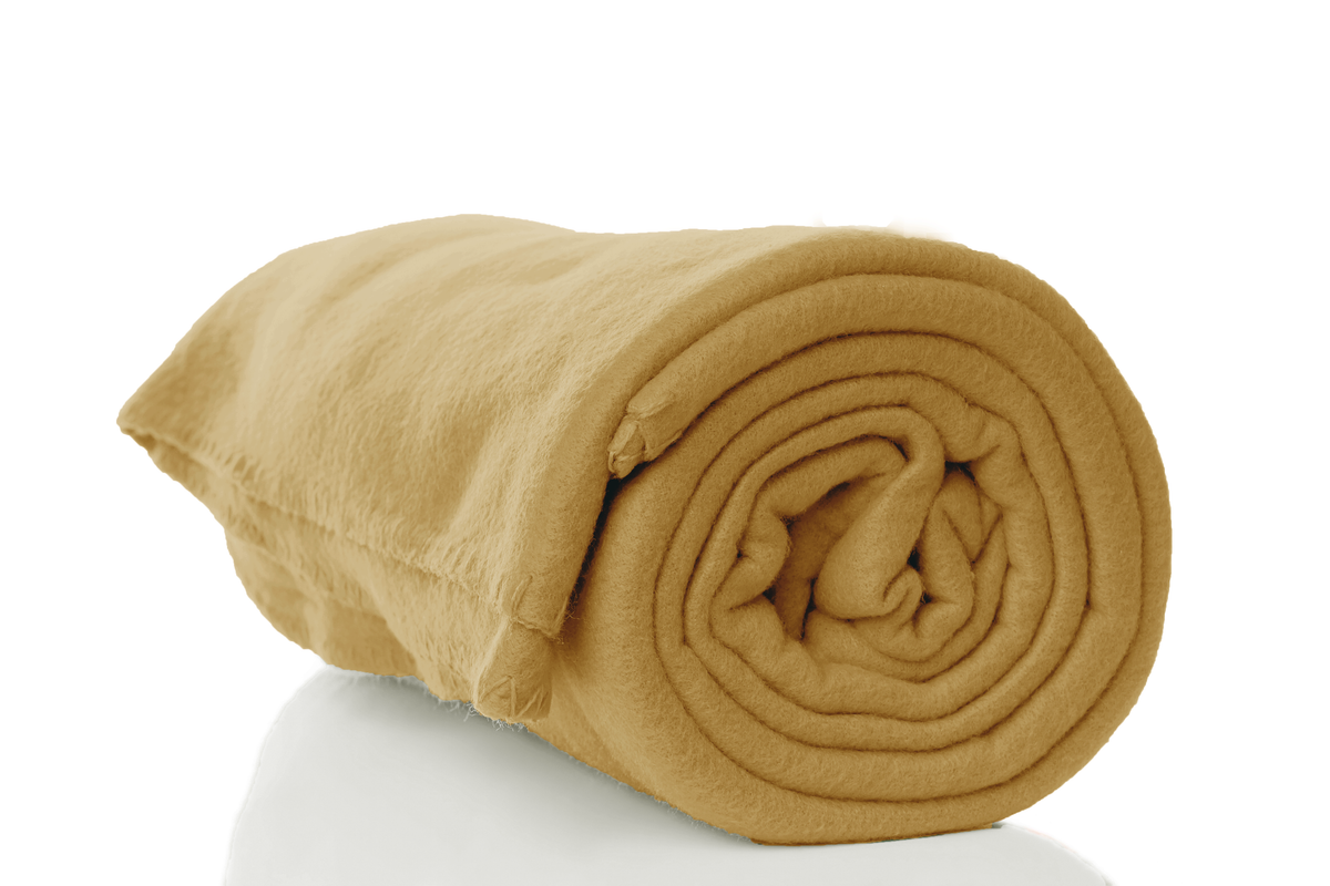 Tan Polar Fleece Bulk Blanket