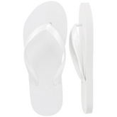 White, Silver & Black Flip Flops in Bulk, 60 pairs